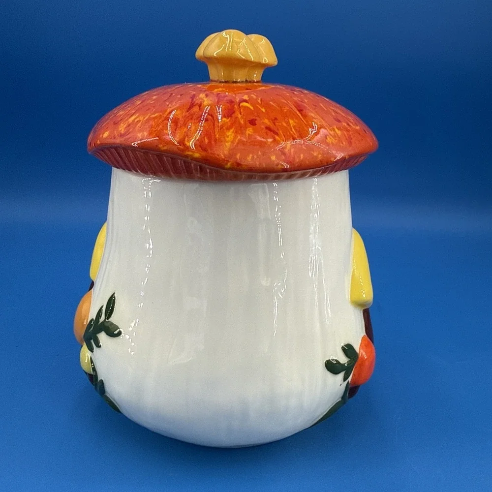 Vintage Arnels Mushroom Canister 8